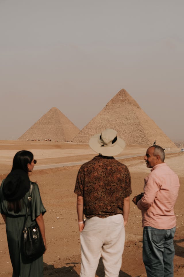 tourists in egypt